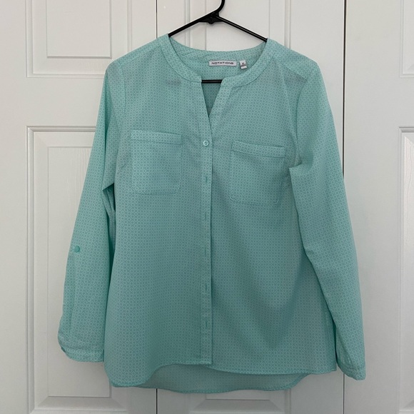 Button Down Blouse - Picture 1 of 2